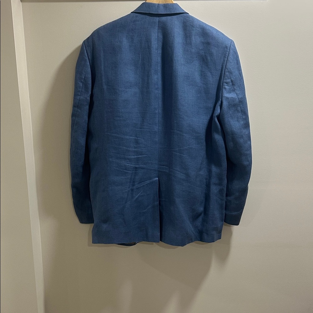 Lauren Ralph Lauren Ultraflex Sport Coat Blue Mens 44R - Picture 4 of 6